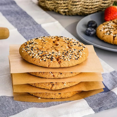 Comfylife 300Pcs 6x6in Patty Paper - No Curl, No Tear, No Burn Baking Paper (6 x 6 inch) – Precut Parchment Paper For Baking or Lining – No Chemic...